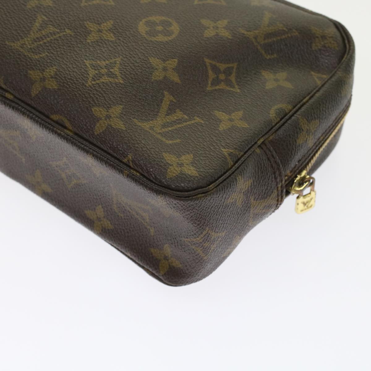 LOUIS VUITTON Monogram Trousse Toilette 23 Clutch Bag M47524 LV Auth 46278