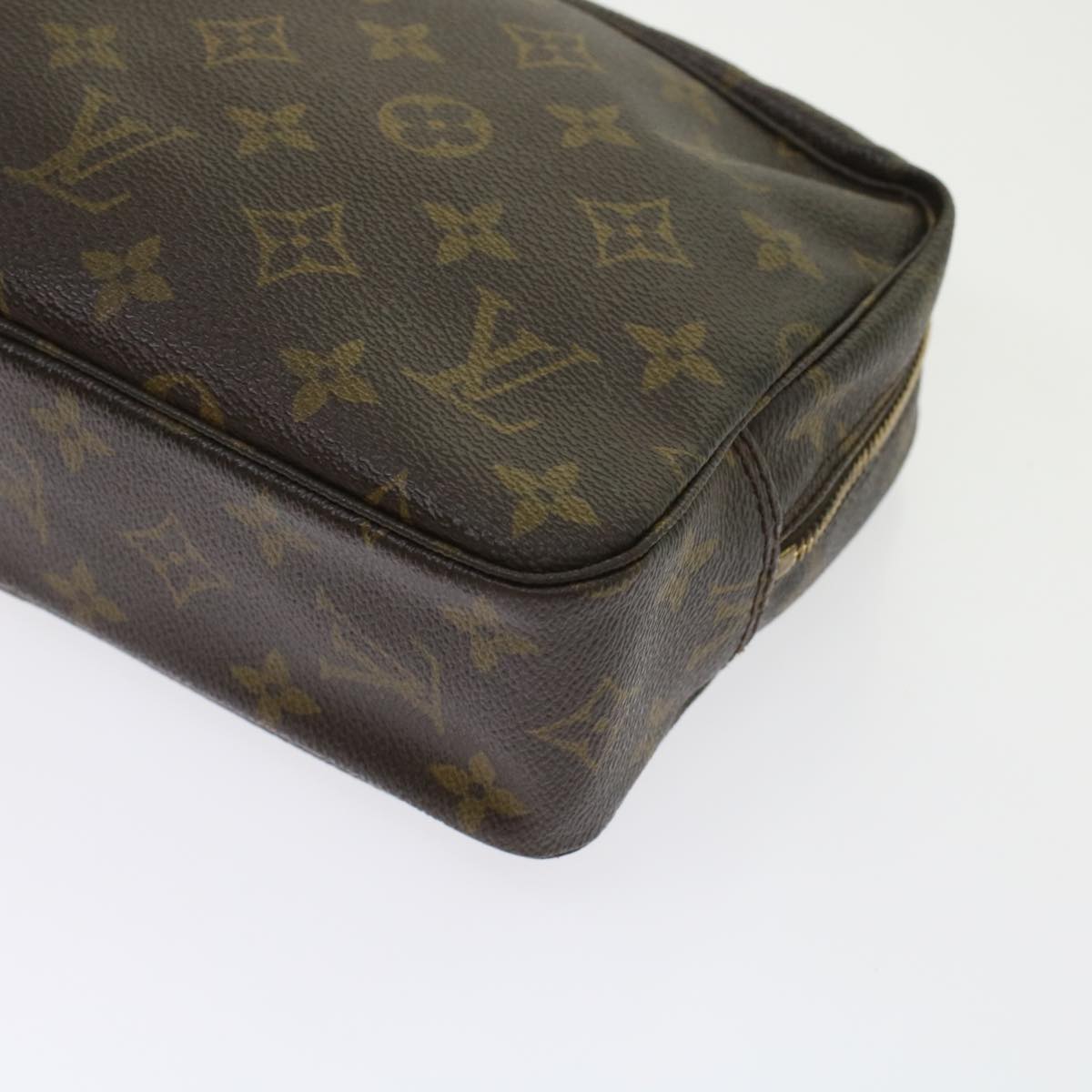 LOUIS VUITTON Monogram Trousse Toilette 23 Clutch Bag M47524 LV Auth 46278