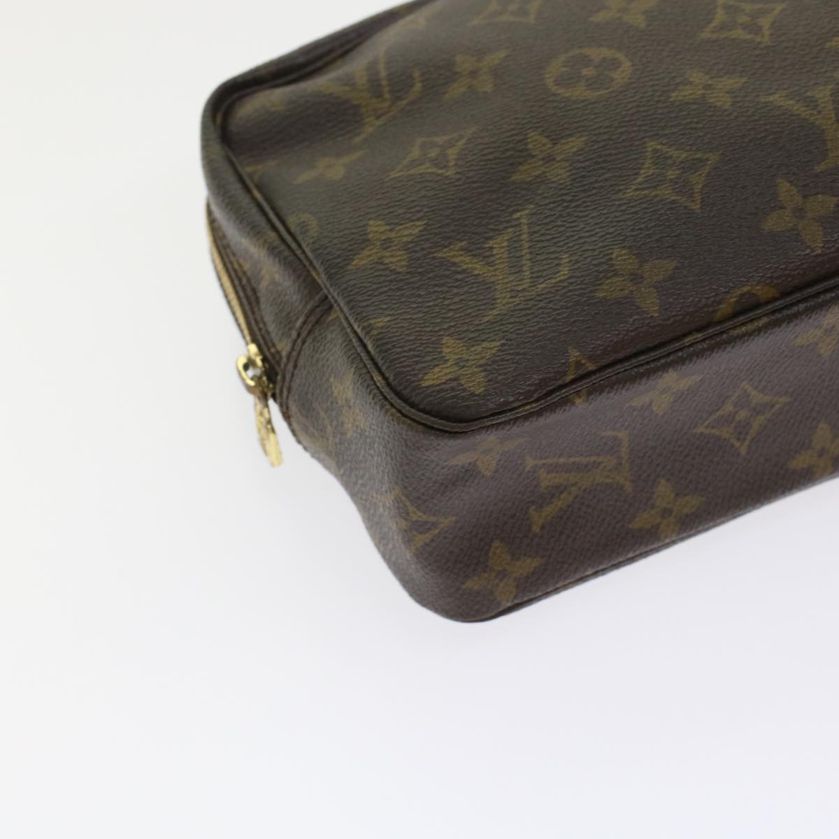 LOUIS VUITTON Monogram Trousse Toilette 23 Clutch Bag M47524 LV Auth 46278