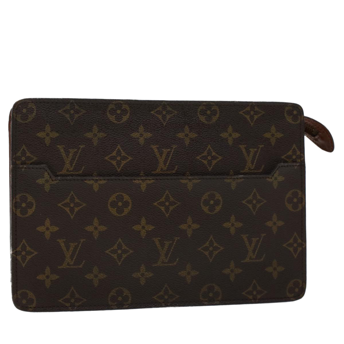 LOUIS VUITTON Monogram Pochette Homme Clutch Bag M51795 LV Auth 46280