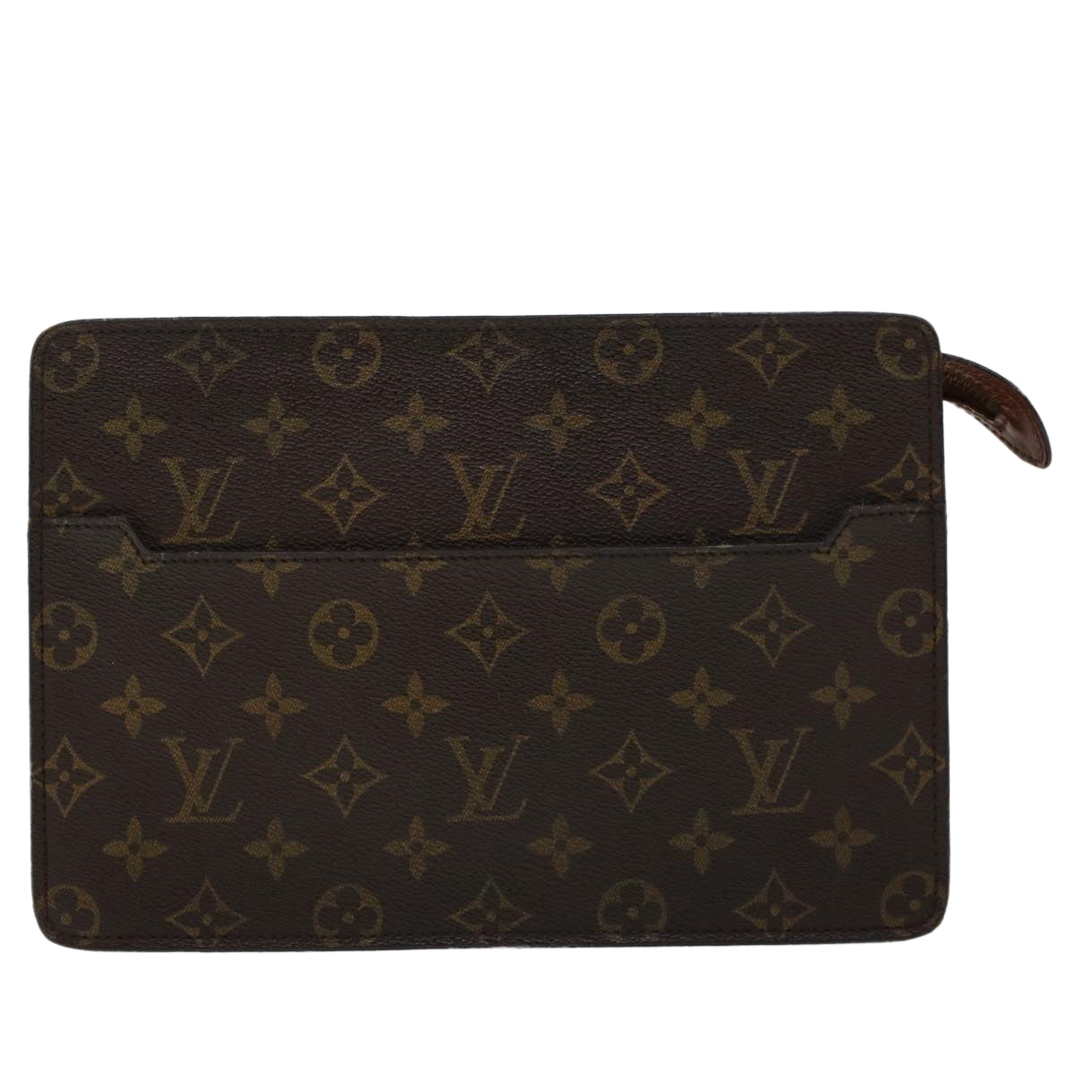 LOUIS VUITTON Monogram Pochette Homme Clutch Bag M51795 LV Auth 46280