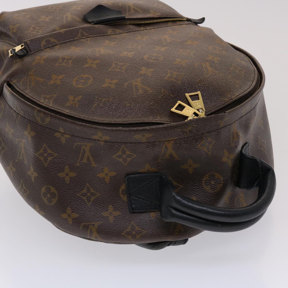 LOUIS VUITTON Monogram Palm Springs MM Backpack M44874 LV Auth 46297