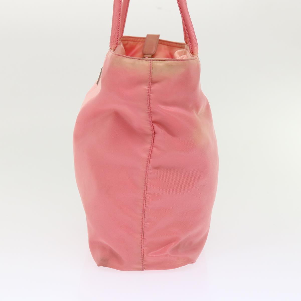 PRADA Hand Bag Nylon Pink Auth 46321