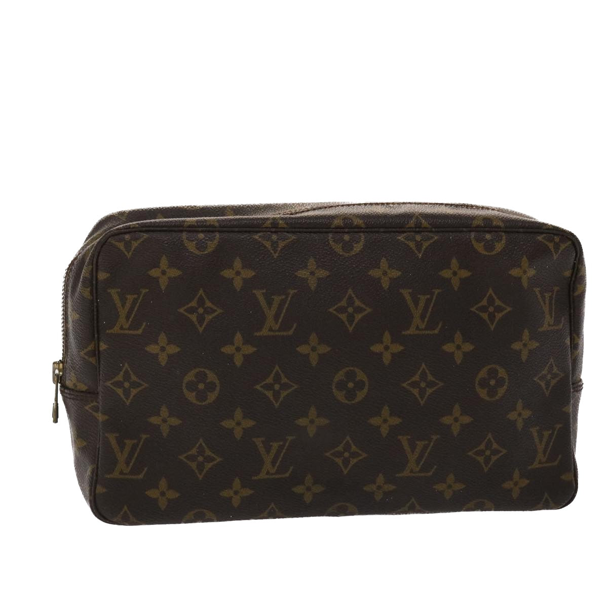 LOUIS VUITTON Monogram Trousse Toilette 28 Clutch Bag M47522 LV Auth 46331