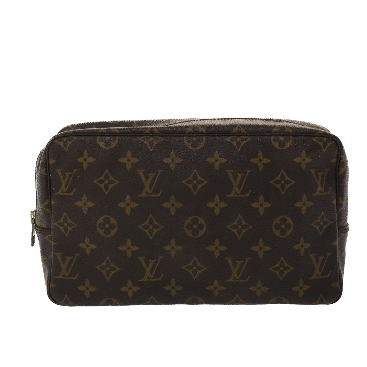 LOUIS VUITTON Monogram Trousse Toilette 28 Clutch Bag M47522 LV Auth 46331