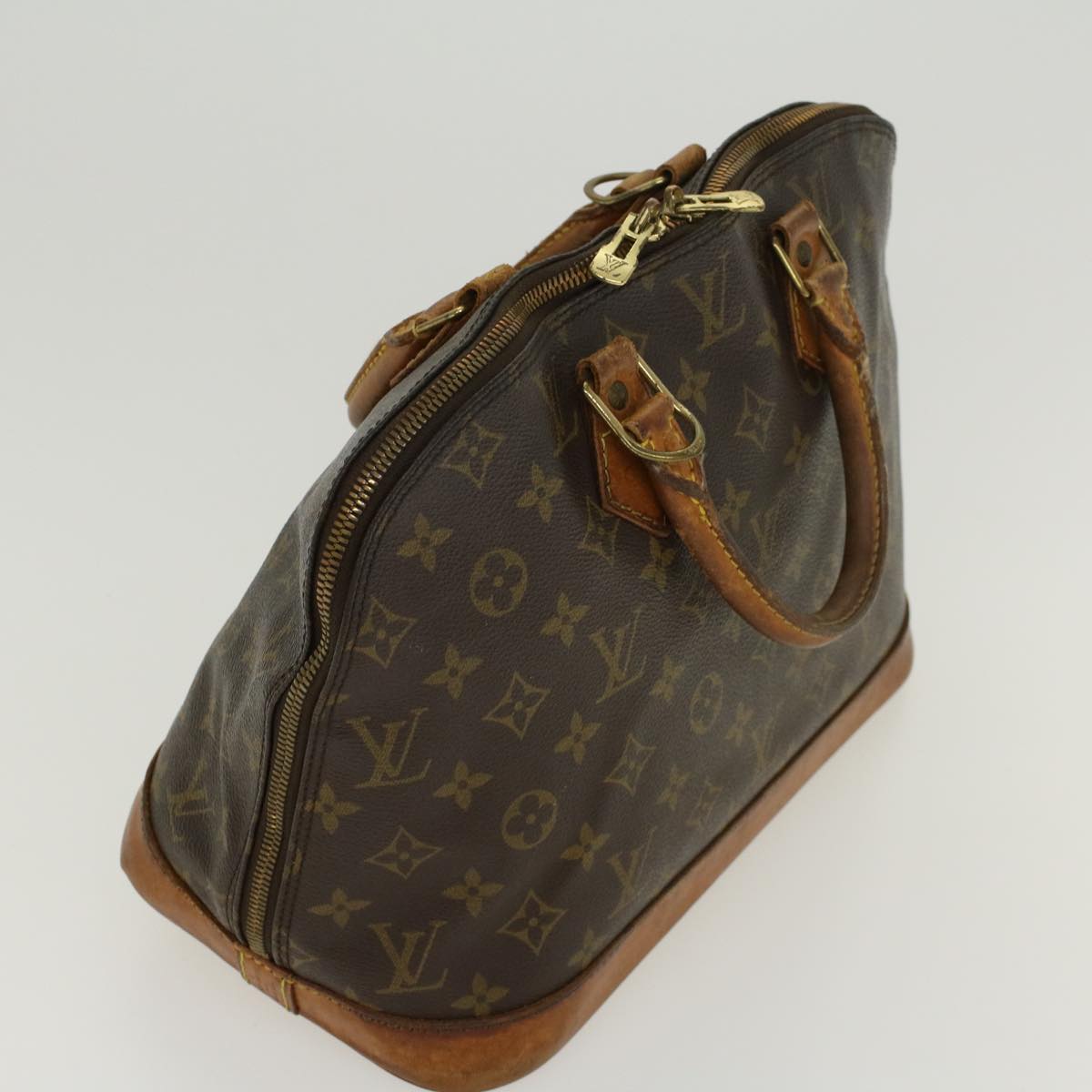 LOUIS VUITTON Monogram Alma Hand Bag M51130 LV Auth 46354