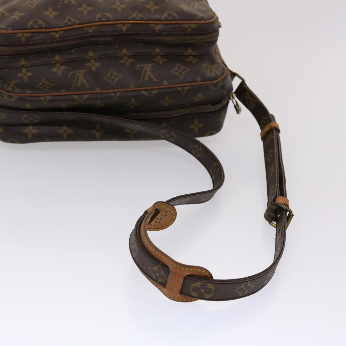 LOUIS VUITTON Monogram Nile Shoulder Bag M45244 LV Auth 46360