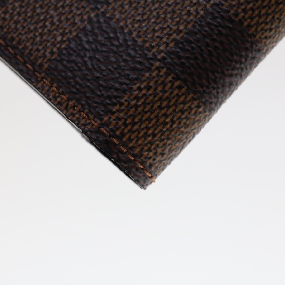 LOUIS VUITTON Damier Ebene Portefeuille Multipull Bifold Wallet N60895 LV 46371