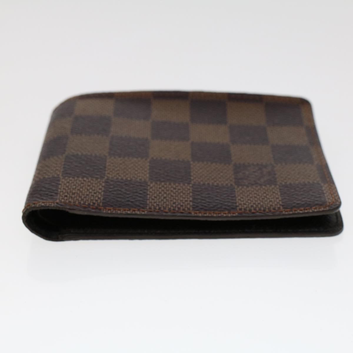 LOUIS VUITTON Damier Ebene Portefeuille Multipull Bifold Wallet N60895 LV 46371