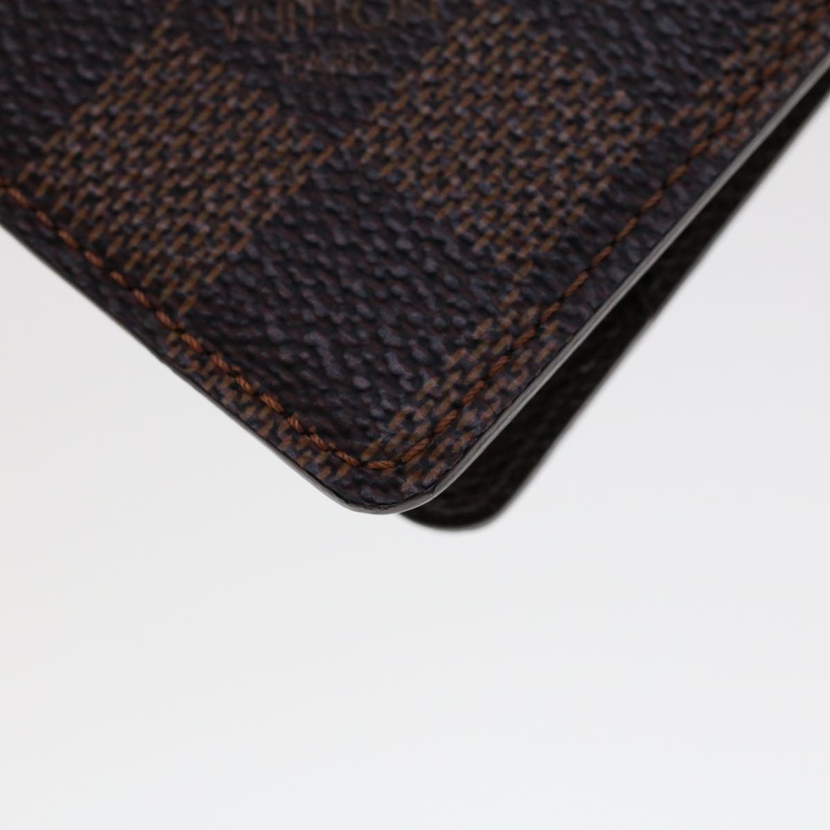 LOUIS VUITTON Damier Ebene Portefeuille Multipull Bifold Wallet N60895 LV 46371