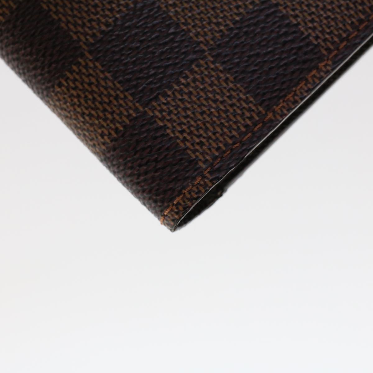 LOUIS VUITTON Damier Ebene Portefeuille Multipull Bifold Wallet N60895 LV 46371