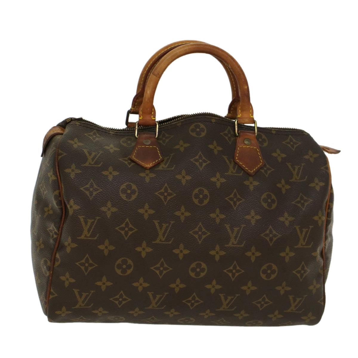 LOUIS VUITTON Monogram Speedy 30 Hand Bag M41526 LV Auth 46375