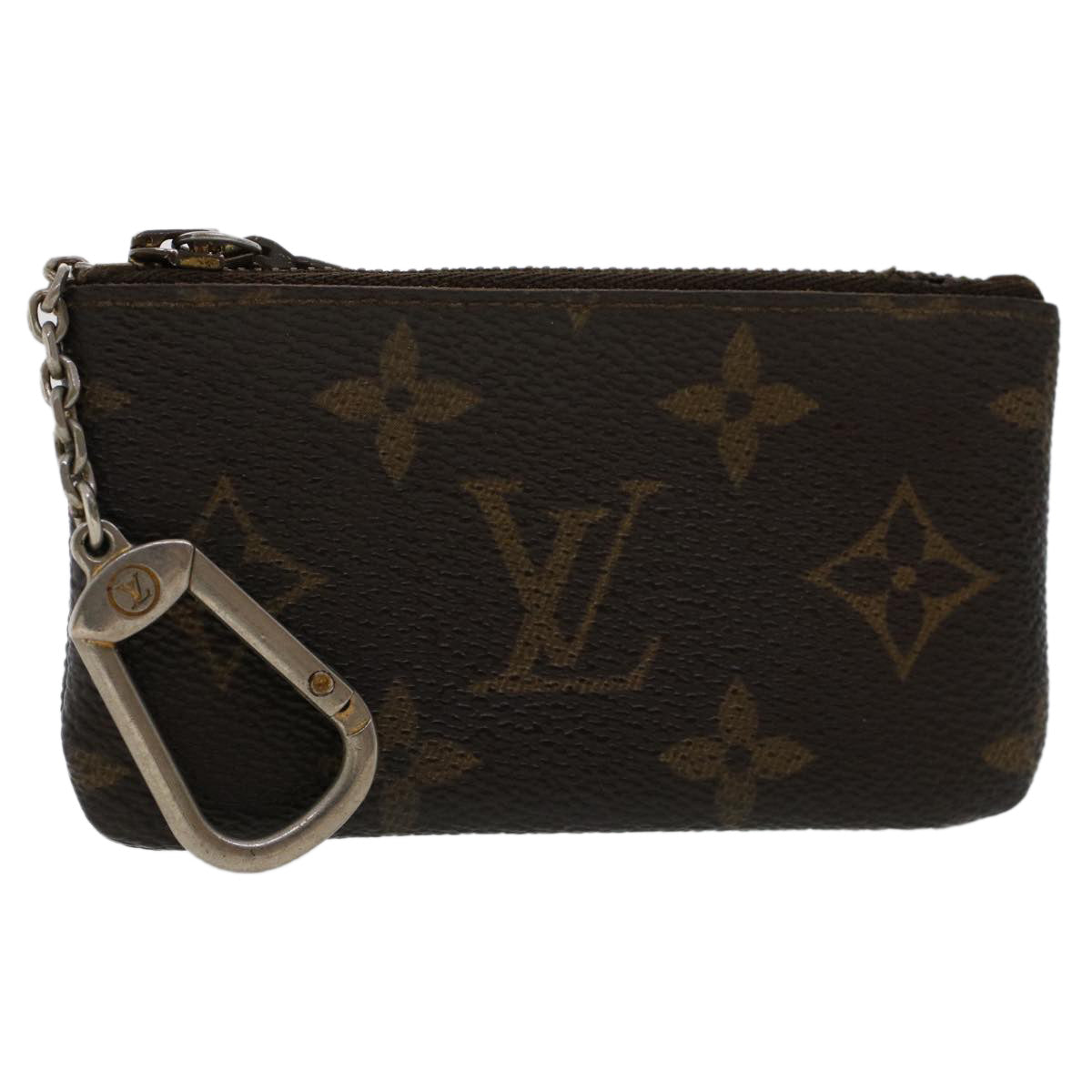 LOUIS VUITTON Monogram Pochette Cles Coin Purse M62650 LV Auth 46390