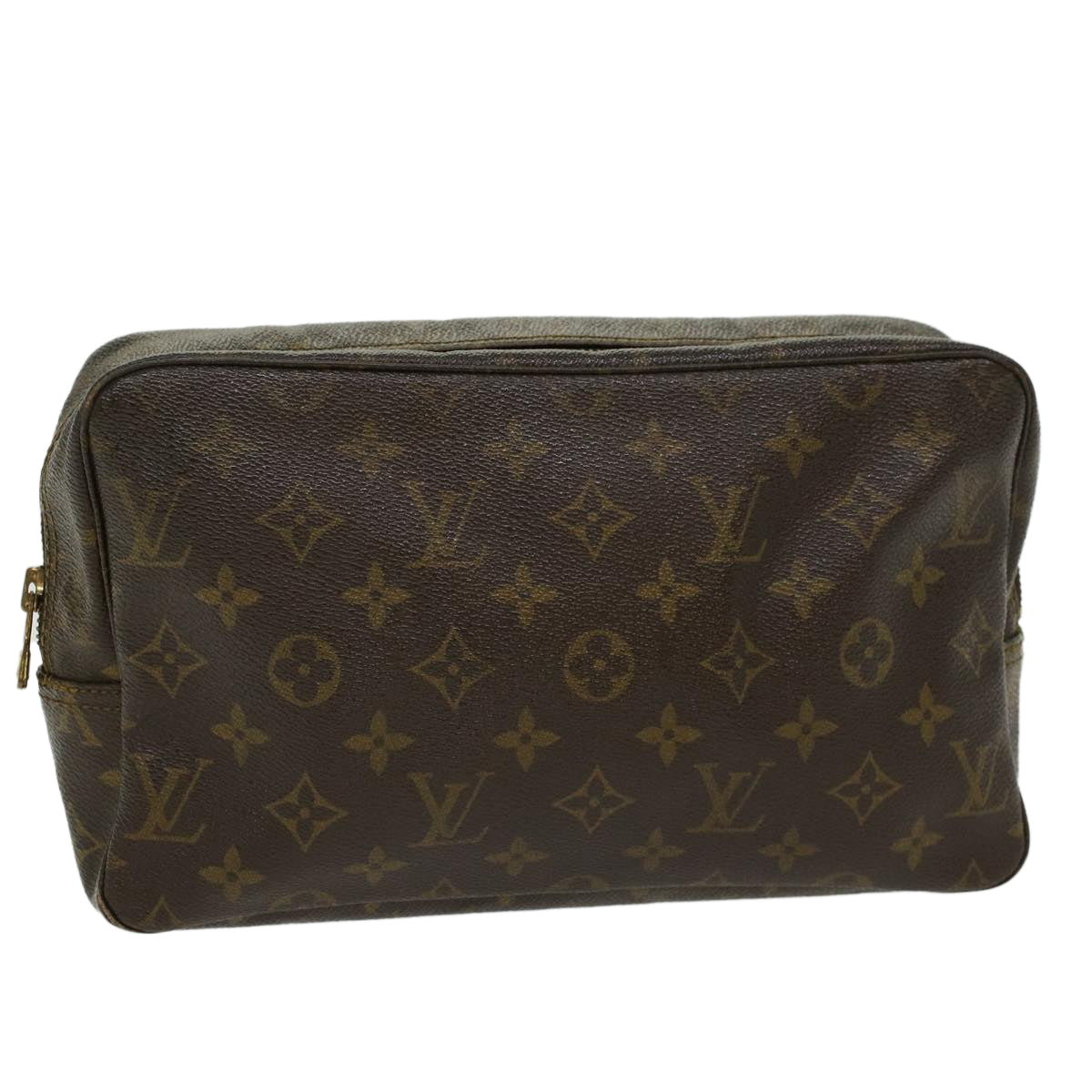 LOUIS VUITTON Monogram Trousse Toilette 28 Clutch Bag M47522 LV Auth 46424