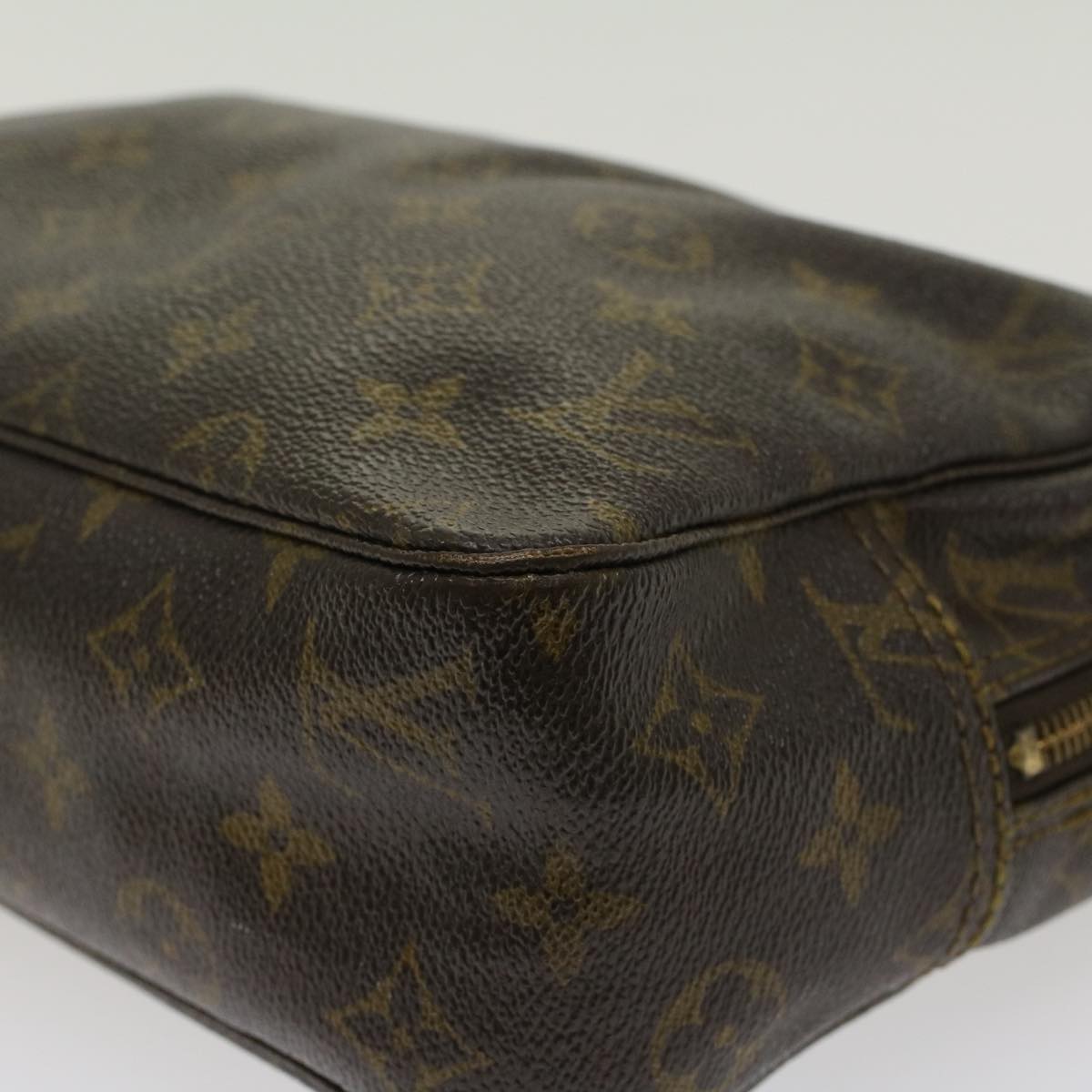 LOUIS VUITTON Monogram Trousse Toilette 28 Clutch Bag M47522 LV Auth 46424