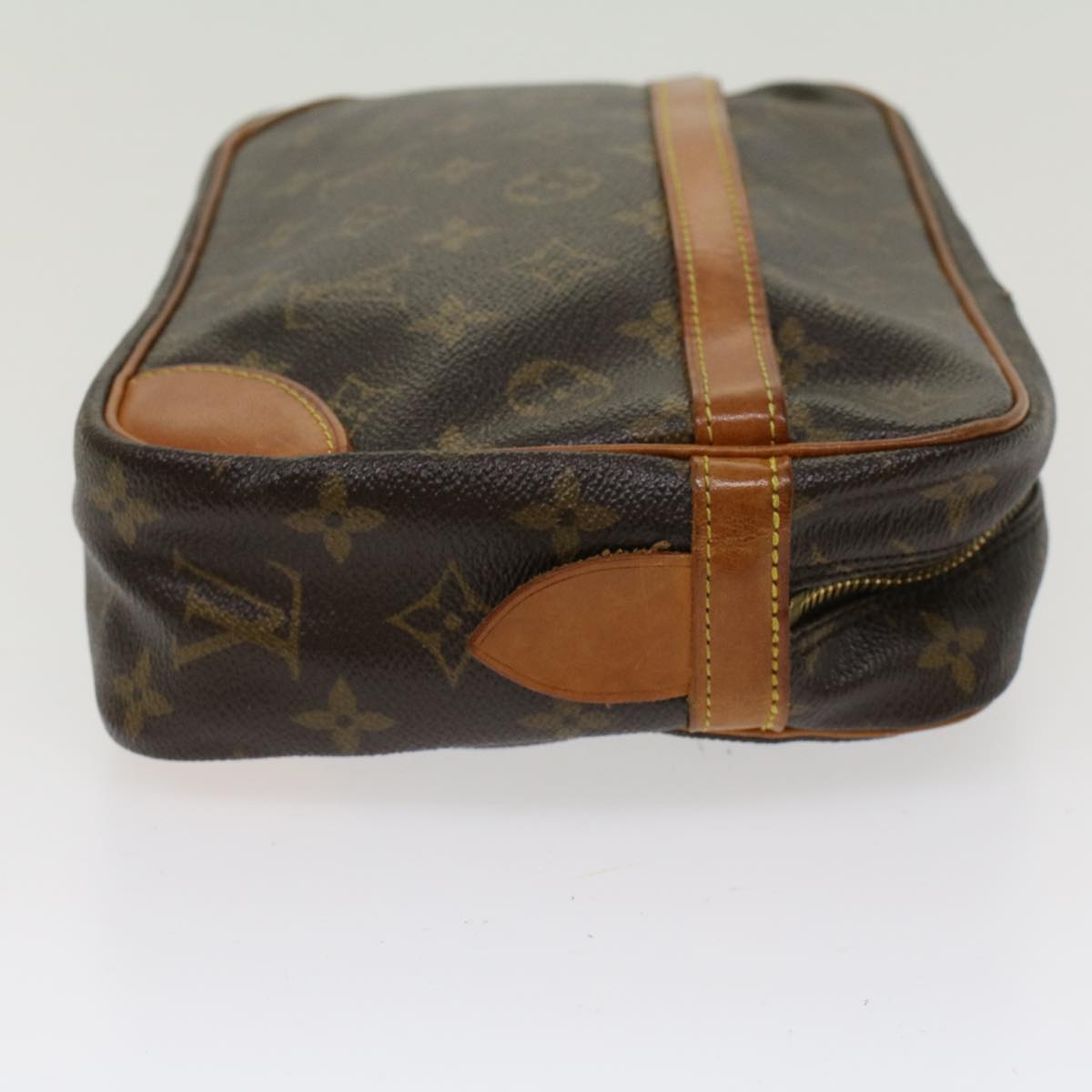 LOUIS VUITTON Monogram Compiegne 28 Clutch Bag M51845 LV Auth 46427