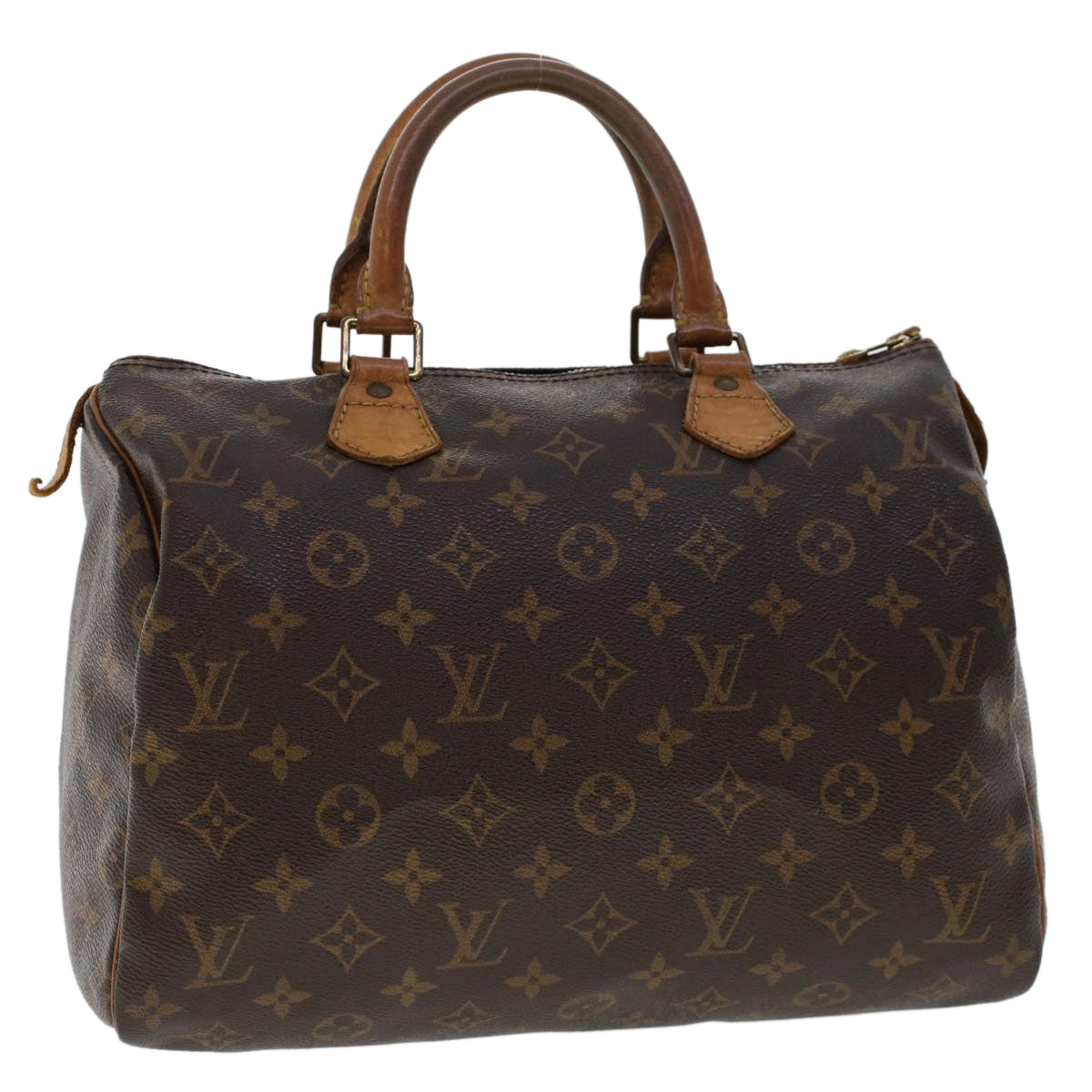 LOUIS VUITTON Monogram Speedy 30 Hand Bag M41526 LV Auth 46489