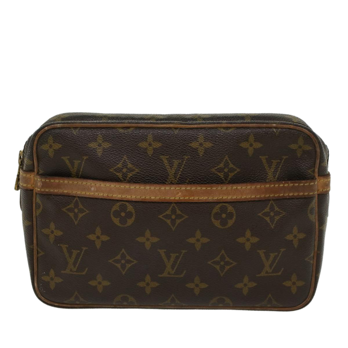 LOUIS VUITTON Monogram Compiegne 23 Clutch Bag M51847 LV Auth 46539