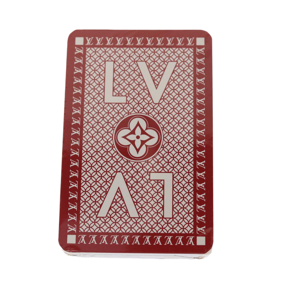 LOUIS VUITTON Jeu De 54 Cartes Playing Cards Blue Red Yellow M65460 Auth 46546A