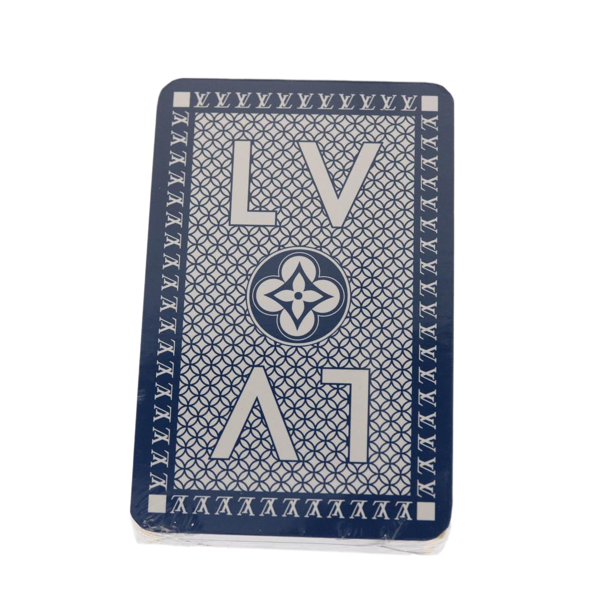 LOUIS VUITTON Jeu De 54 Cartes Playing Cards Blue Red Yellow M65460 Auth 46546A