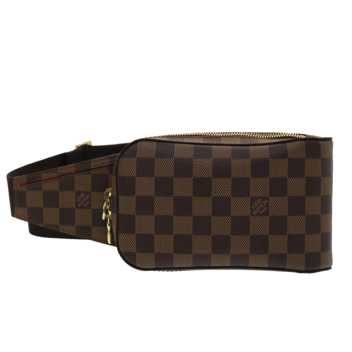 【Instagram 24 hours SALE】LOUIS VUITTON Damier Ebene Geronimos Shoulder Bag N51994 LV Auth 46568A    ※Coupon cannot be used