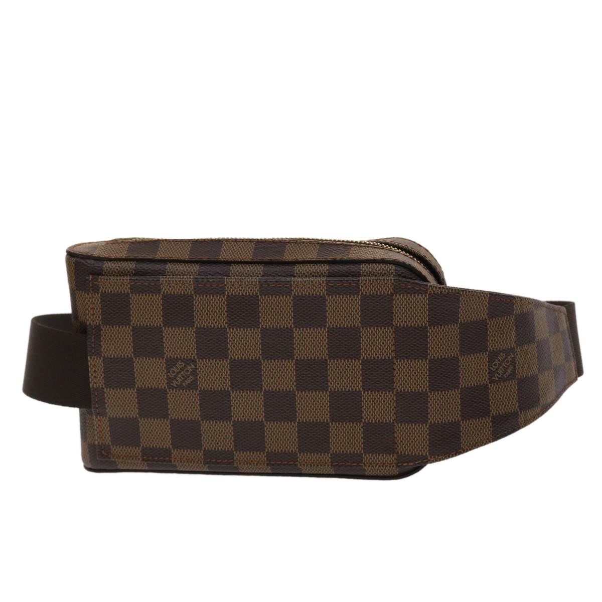 【Instagram 24 hours SALE】LOUIS VUITTON Damier Ebene Geronimos Shoulder Bag N51994 LV Auth 46568A    ※Coupon cannot be used