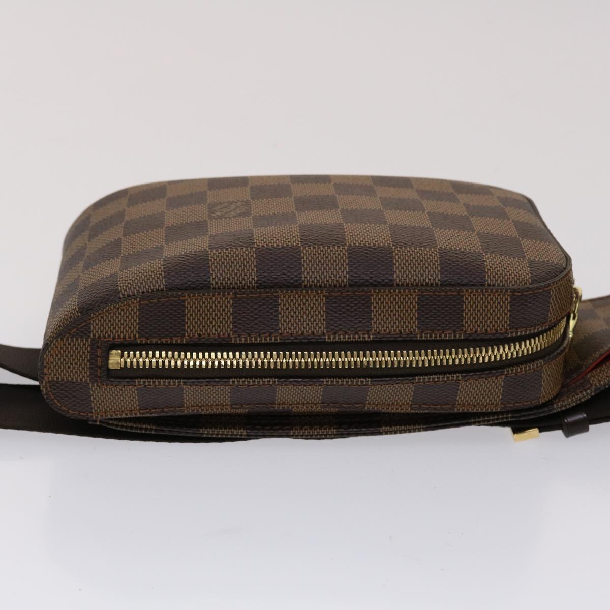 【Instagram 24 hours SALE】LOUIS VUITTON Damier Ebene Geronimos Shoulder Bag N51994 LV Auth 46568A    ※Coupon cannot be used