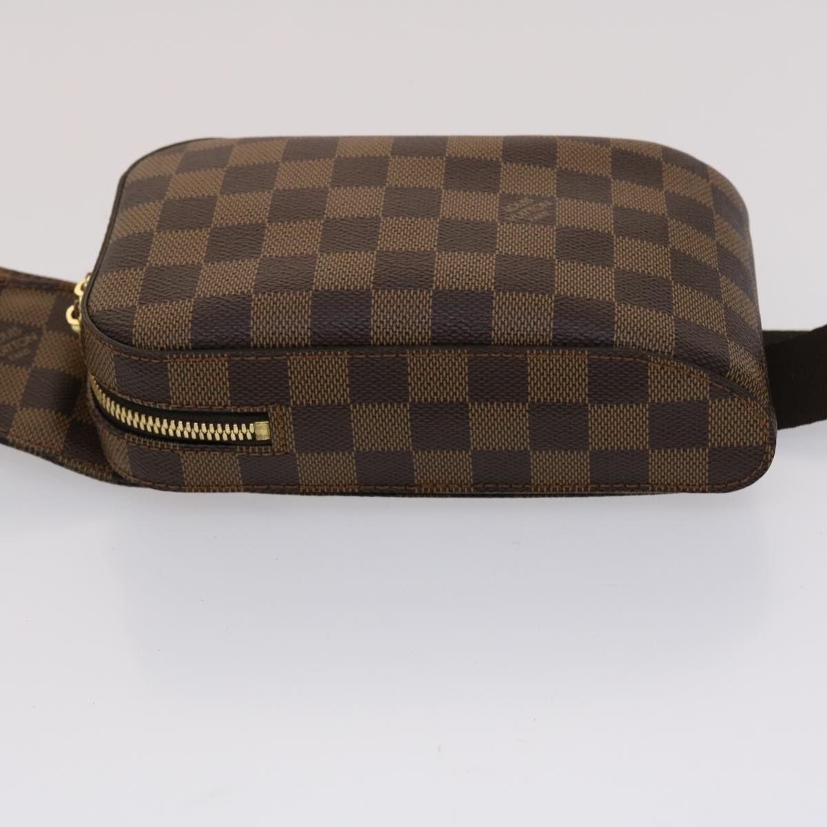 【Instagram 24 hours SALE】LOUIS VUITTON Damier Ebene Geronimos Shoulder Bag N51994 LV Auth 46568A    ※Coupon cannot be used