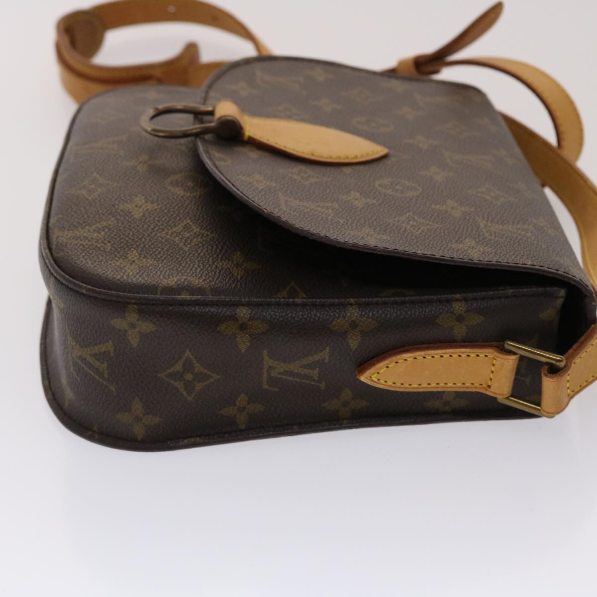 LOUIS VUITTON Monogram Saint Cloud GM Shoulder Bag M51242 LV Auth 46573