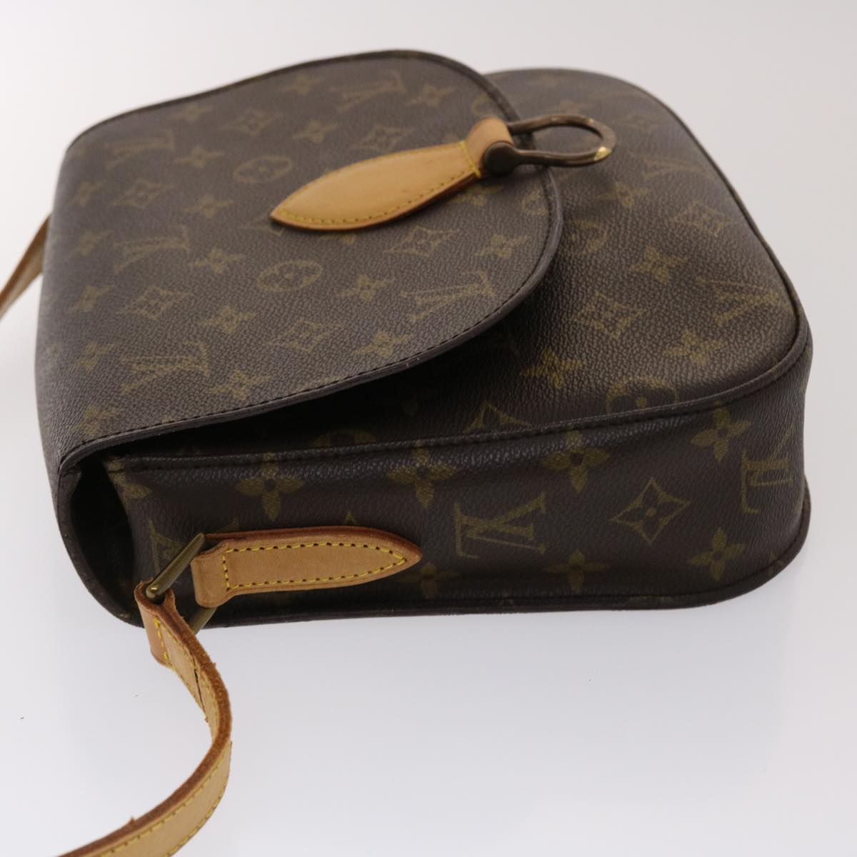 LOUIS VUITTON Monogram Saint Cloud GM Shoulder Bag M51242 LV Auth 46573