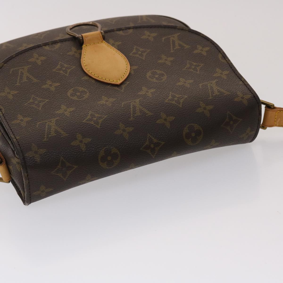 LOUIS VUITTON Monogram Saint Cloud GM Shoulder Bag M51242 LV Auth 46573