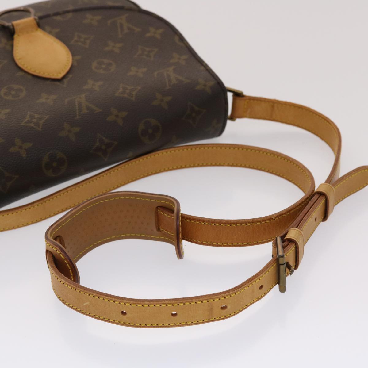 LOUIS VUITTON Monogram Saint Cloud GM Shoulder Bag M51242 LV Auth 46573