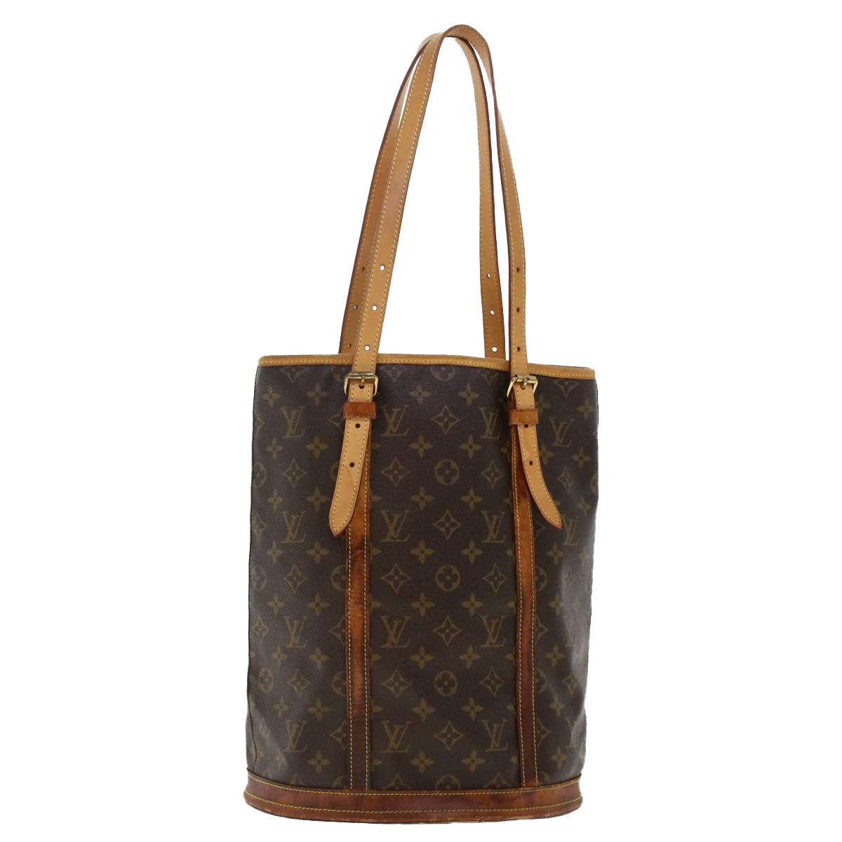 LOUIS VUITTON Monogram Bucket GM Shoulder Bag M42236 LV Auth 46606