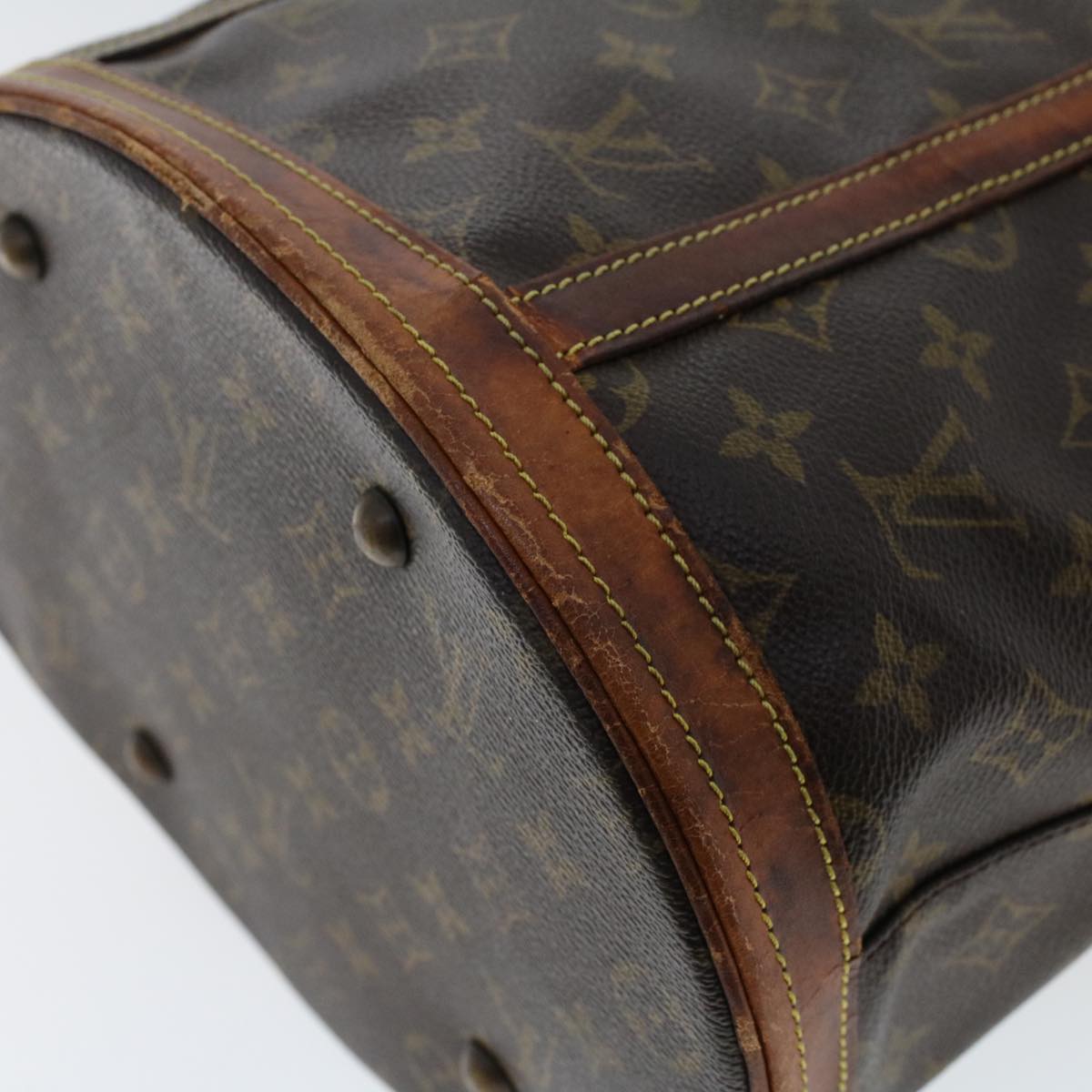 LOUIS VUITTON Monogram Bucket GM Shoulder Bag M42236 LV Auth 46606