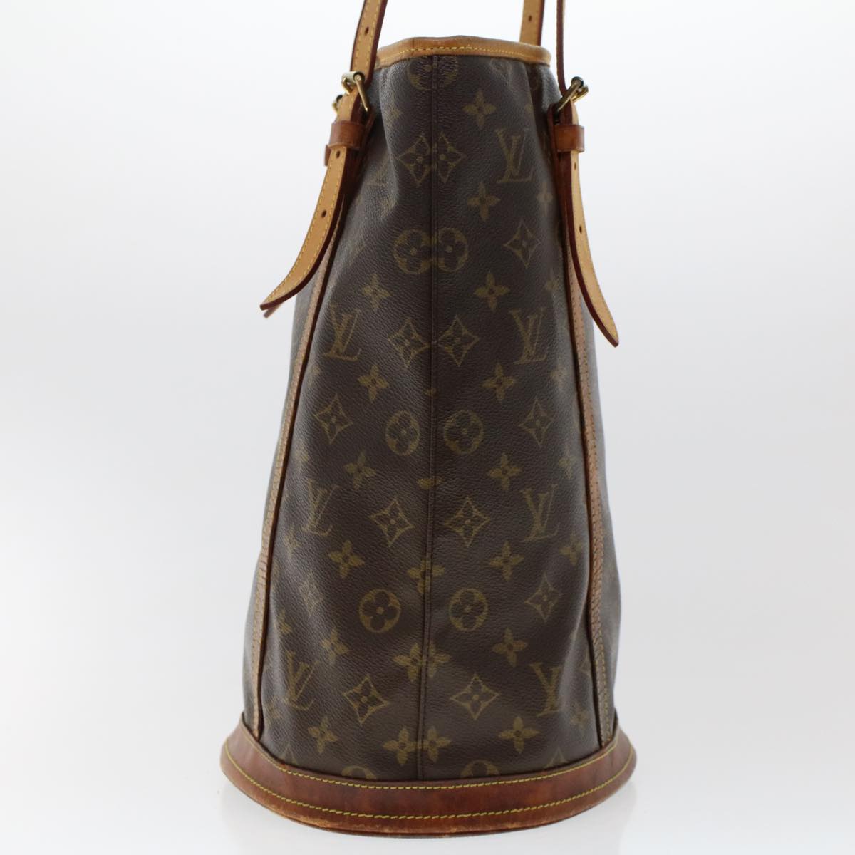 LOUIS VUITTON Monogram Bucket GM Shoulder Bag M42236 LV Auth 46606