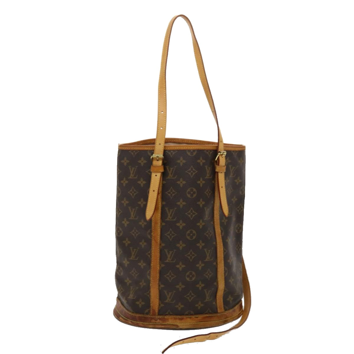 LOUIS VUITTON Monogram Bucket GM Shoulder Bag M42236 LV Auth 46607