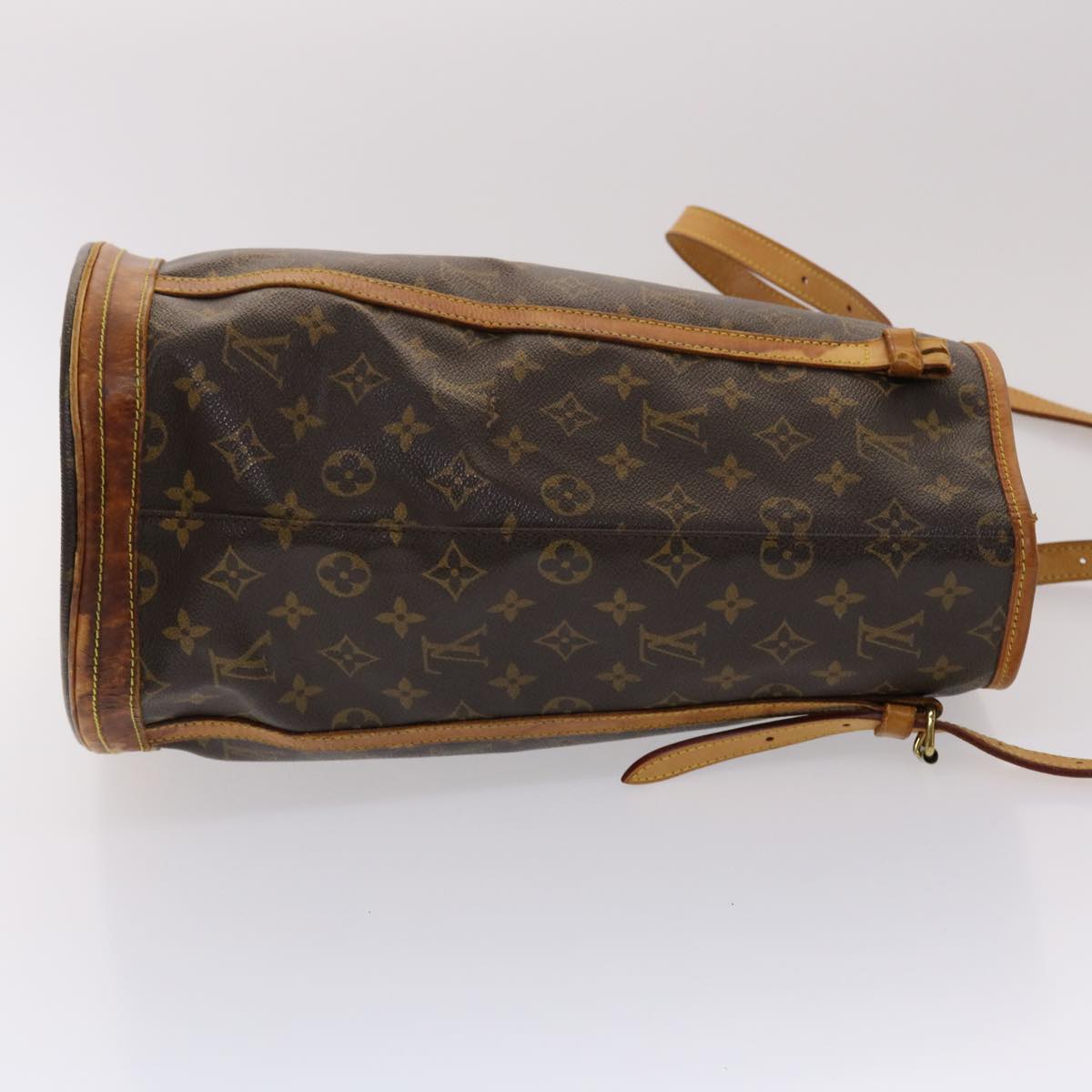 LOUIS VUITTON Monogram Bucket GM Shoulder Bag M42236 LV Auth 46607