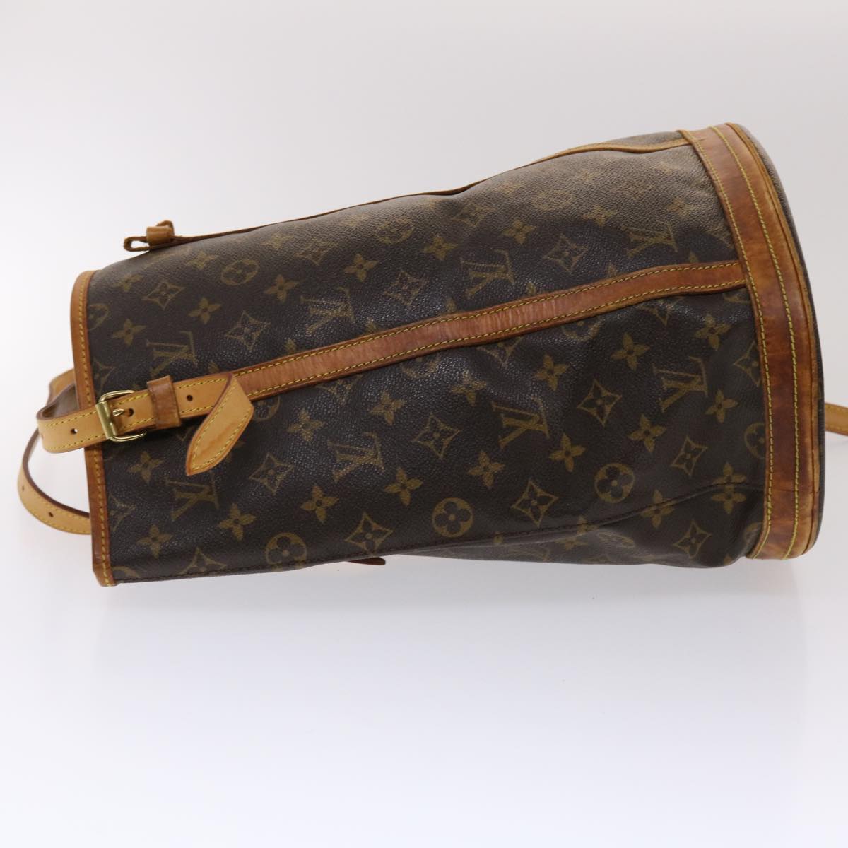 LOUIS VUITTON Monogram Bucket GM Shoulder Bag M42236 LV Auth 46607