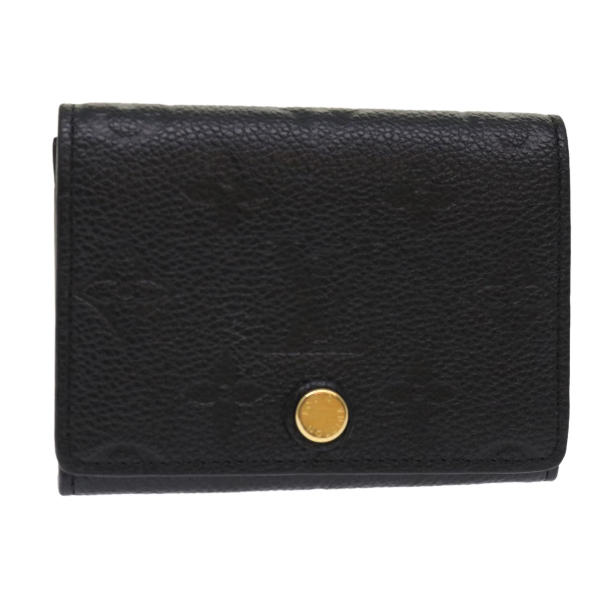 LOUIS VUITTON Empreinte Enveloppe Carte de Visite Case Black M58456 Auth 46659