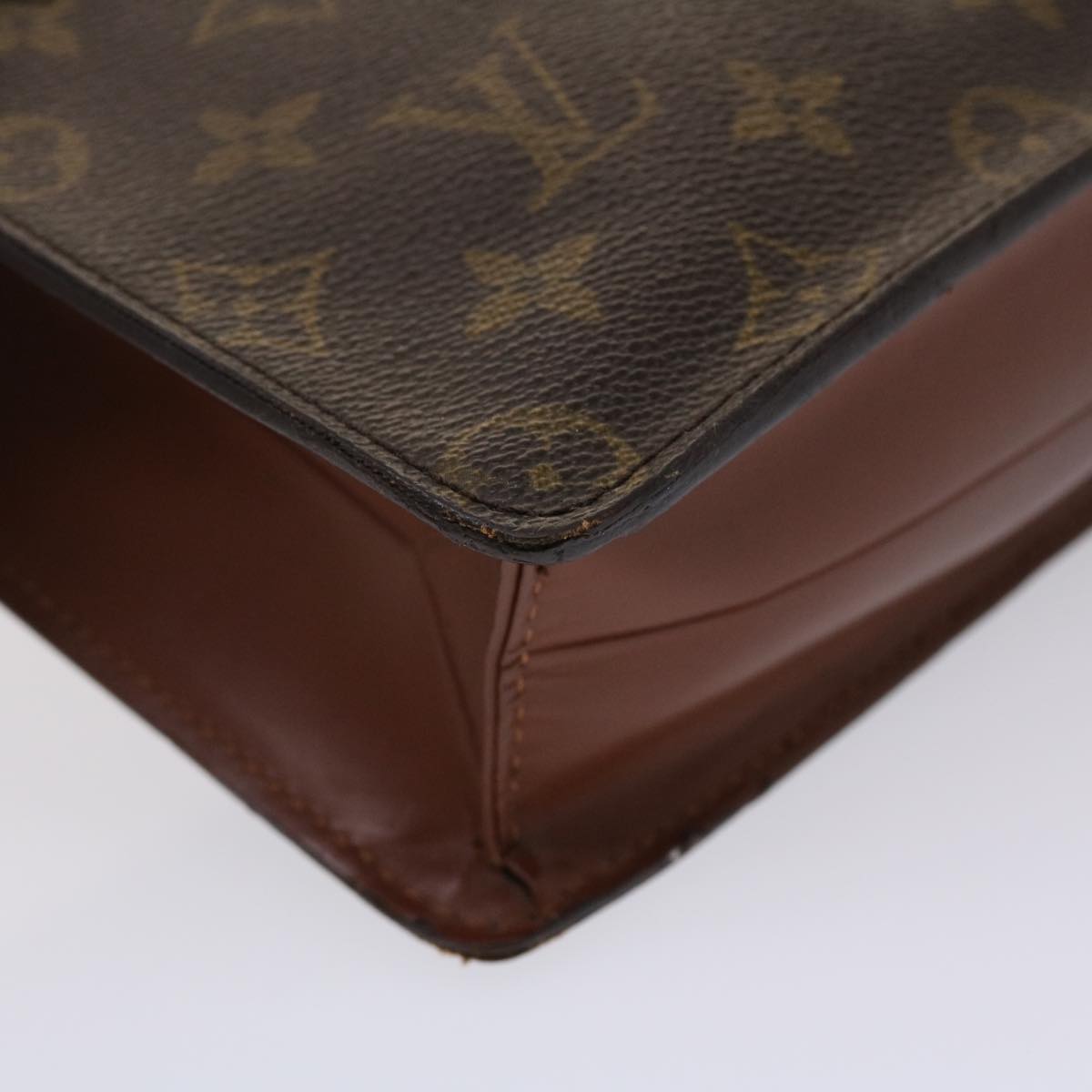 LOUIS VUITTON Monogram Pochette Homme Clutch Bag M51795 LV Auth 46701