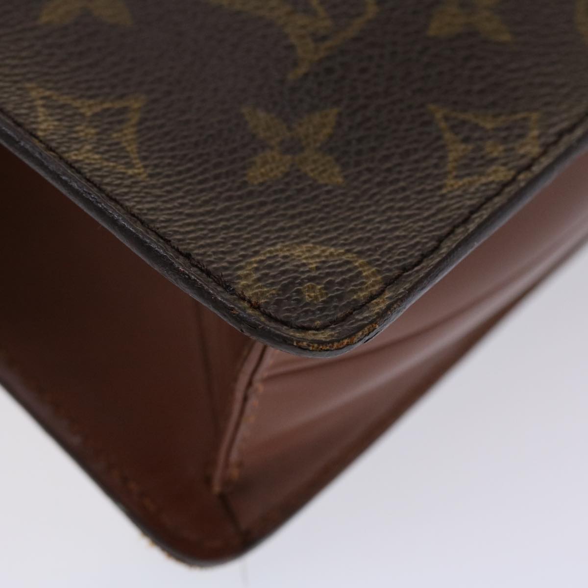 LOUIS VUITTON Monogram Pochette Homme Clutch Bag M51795 LV Auth 46701