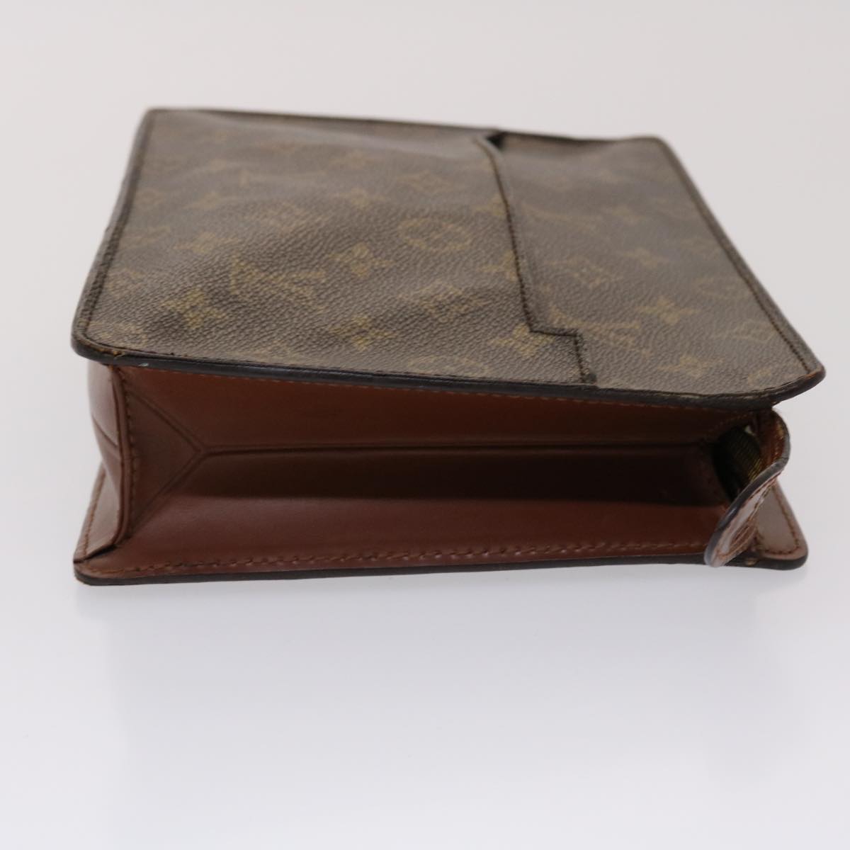 LOUIS VUITTON Monogram Pochette Homme Clutch Bag M51795 LV Auth 46701