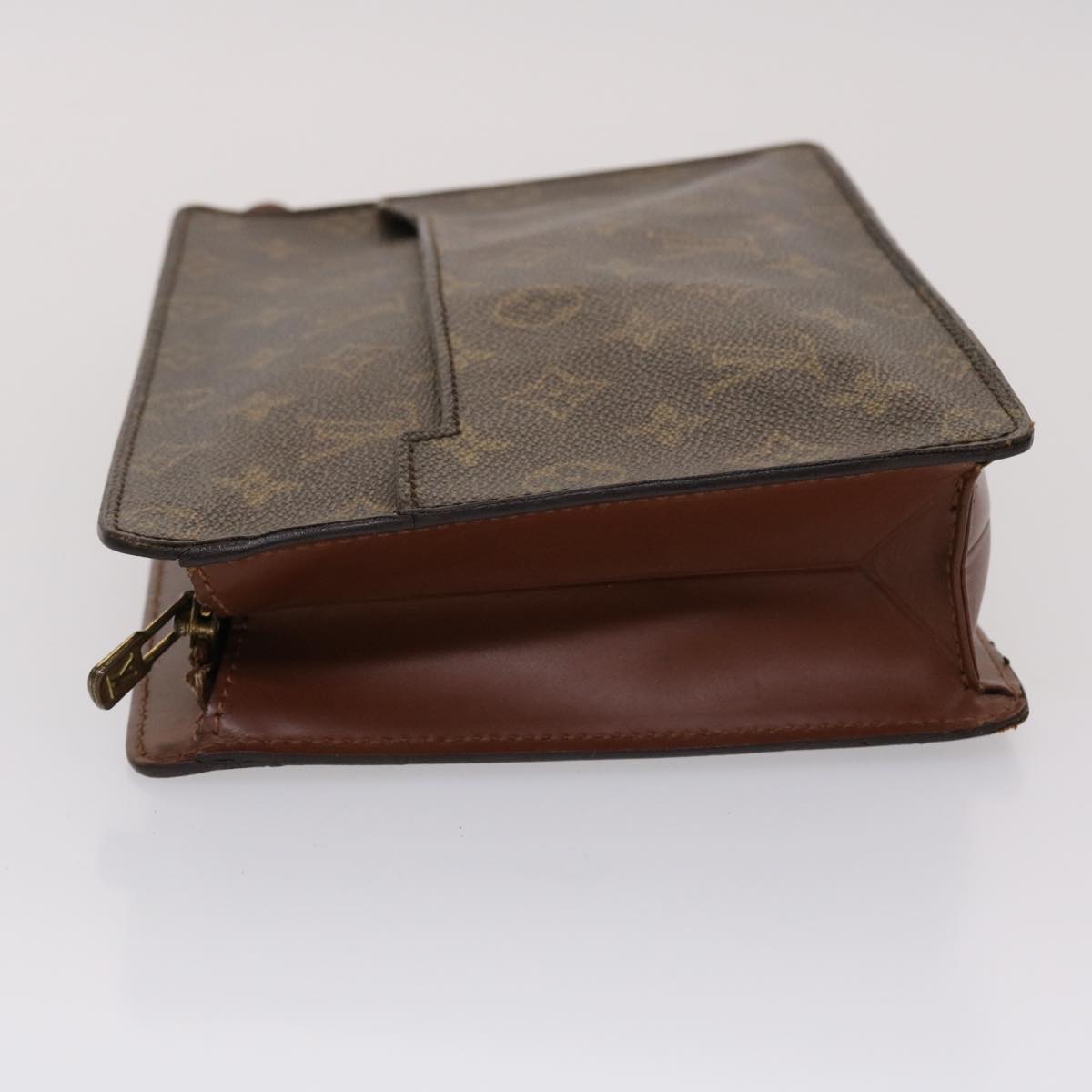 LOUIS VUITTON Monogram Pochette Homme Clutch Bag M51795 LV Auth 46701