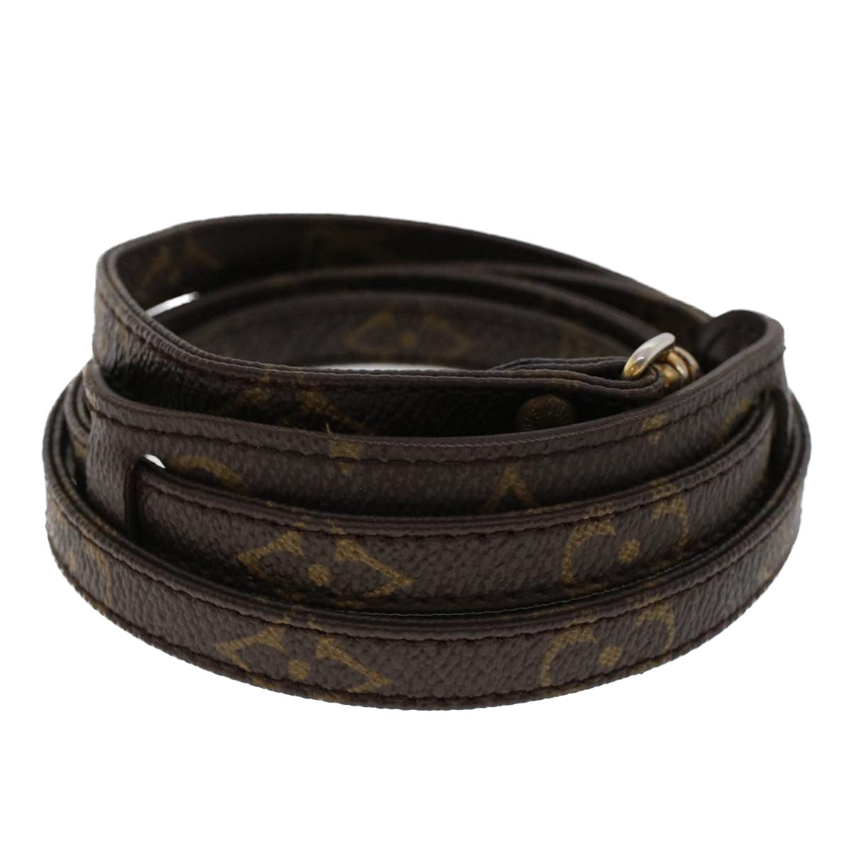 LOUIS VUITTON Monogram Shoulder Strap Vintage 46.5"" LV Auth 46786