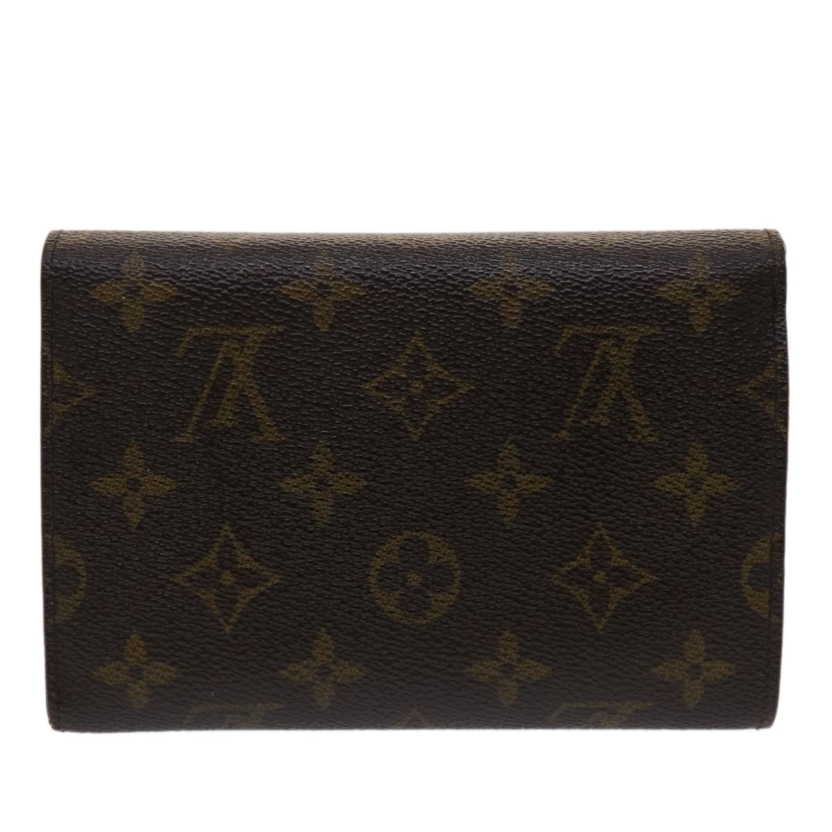 LOUIS VUITTON Monogram Porte Tresor Etui Papie Wallet M61202 LV Auth 46800 - 0