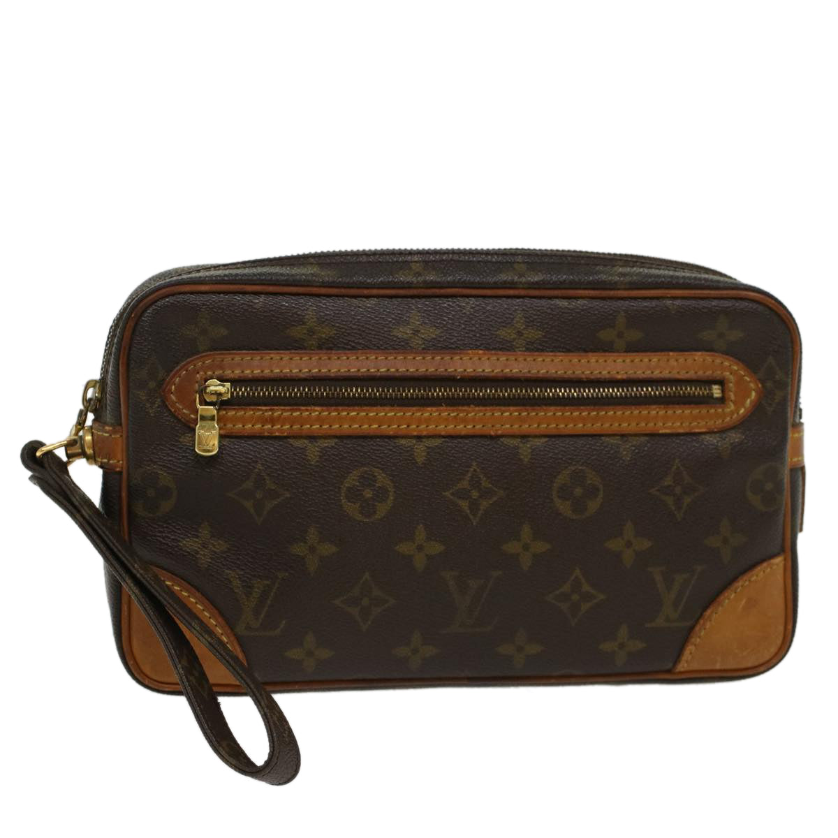 LOUIS VUITTON Monogram Marly Dragonne GM Clutch Bag M51825 LV Auth 46842