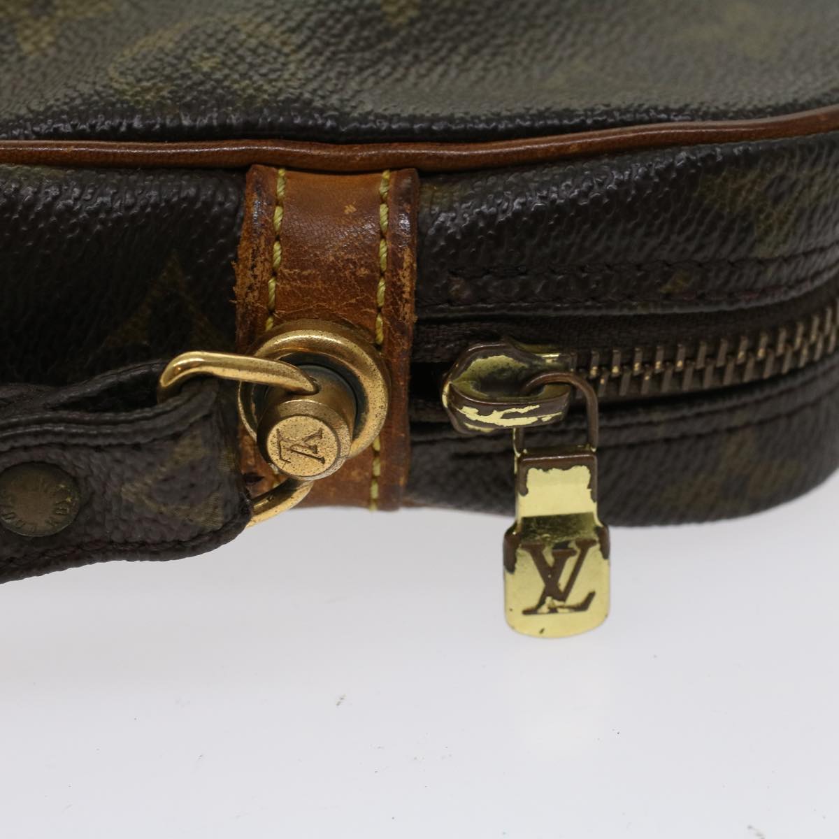 LOUIS VUITTON Monogram Marly Dragonne GM Clutch Bag M51825 LV Auth 46842