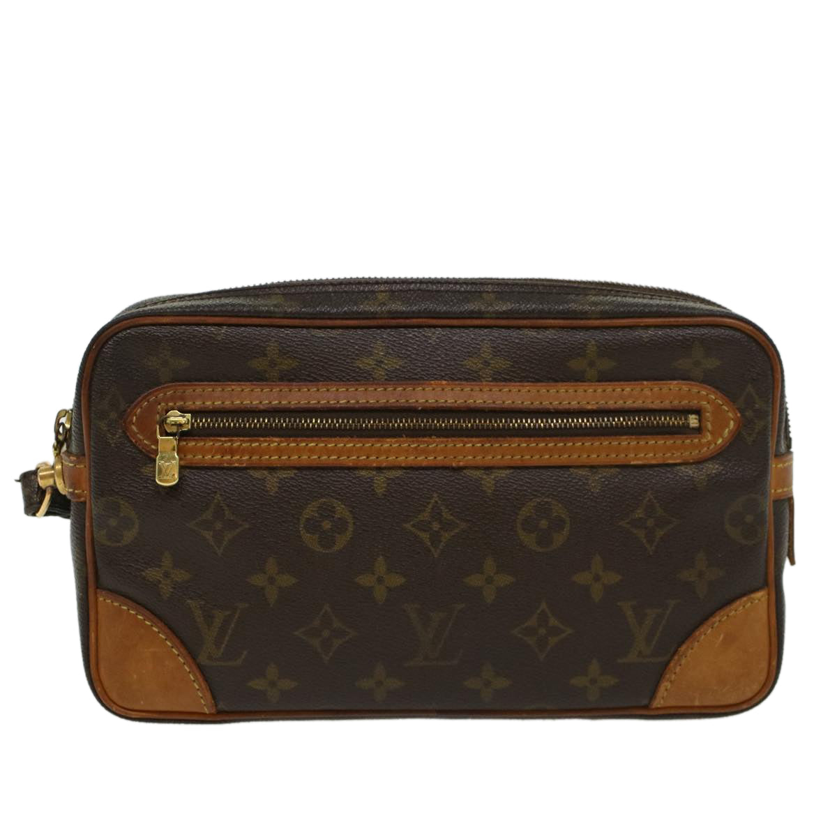 LOUIS VUITTON Monogram Marly Dragonne GM Clutch Bag M51825 LV Auth 46842