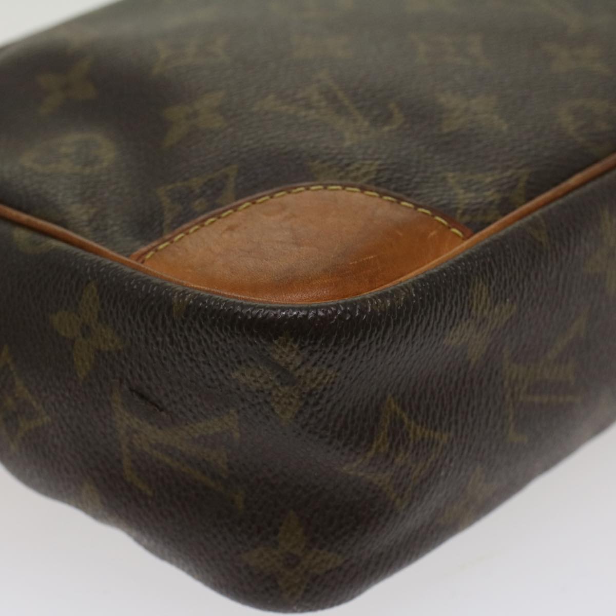 LOUIS VUITTON Monogram Compiegne 28 Clutch Bag M51845 LV Auth 46853