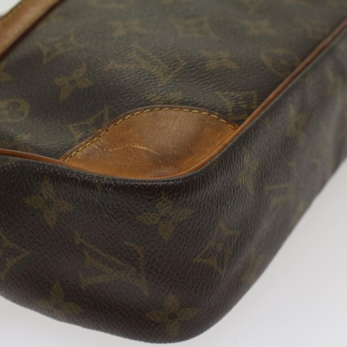 LOUIS VUITTON Monogram Compiegne 28 Clutch Bag M51845 LV Auth 46853